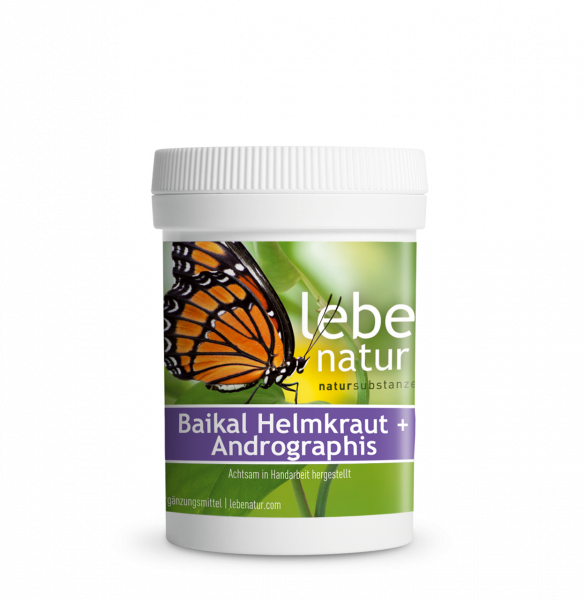 lebe natur® Baikal Helmkraut + Andrographis 90er